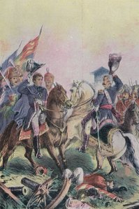 1815年滑铁卢战役后，惠灵顿公爵和陆军元帅布吕歇尔的会面 作者 英语学校